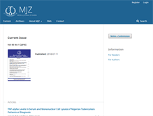 Tablet Screenshot of mjz.co.zm